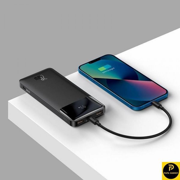 Повербанк Baseus Bipow Overseas 20W 10000mAh Black 1930132347 фото