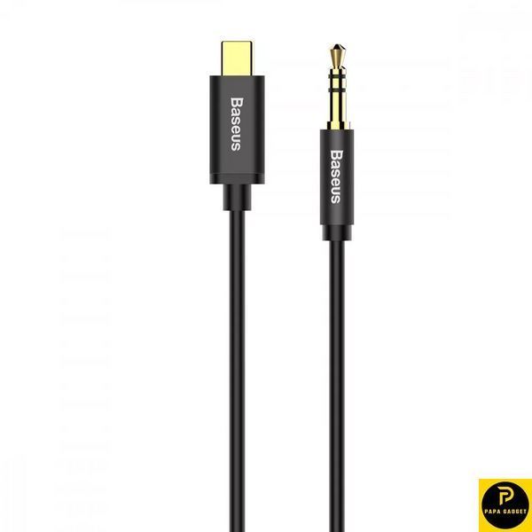 Кабель AUX (1.2m) Baseus Yiven Type-C to 3.5 mini jack Black 1735687414 фото