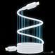 Кабель Baseus PicoGo Magnetic Liquid Silicone Type-C to Type-C 240W (1m) (white) 30608 фото 3