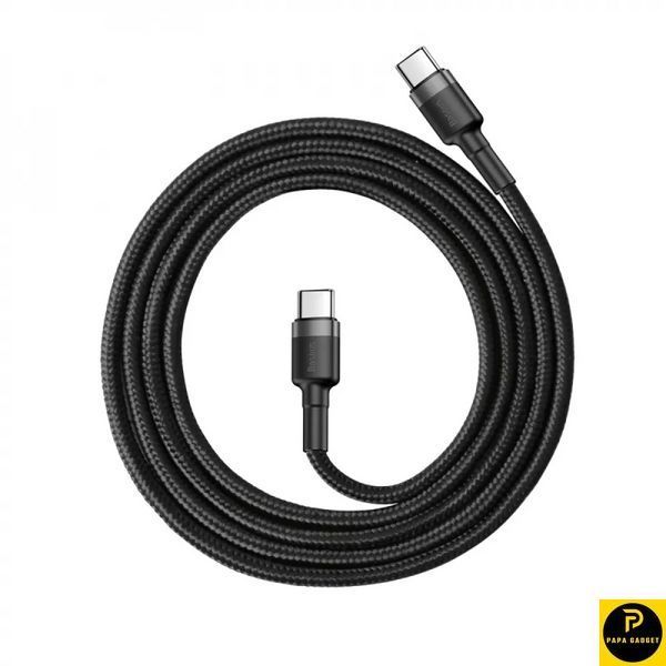 Кабель Зарядний Baseus Cafule Type-C to Type-C PD 2.0 60W (1m) 1759533131 фото