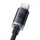 Кабель зарядки 100w Baseus Crystal Shine Series Type-C 100W (2m) black 1975726549 фото 4