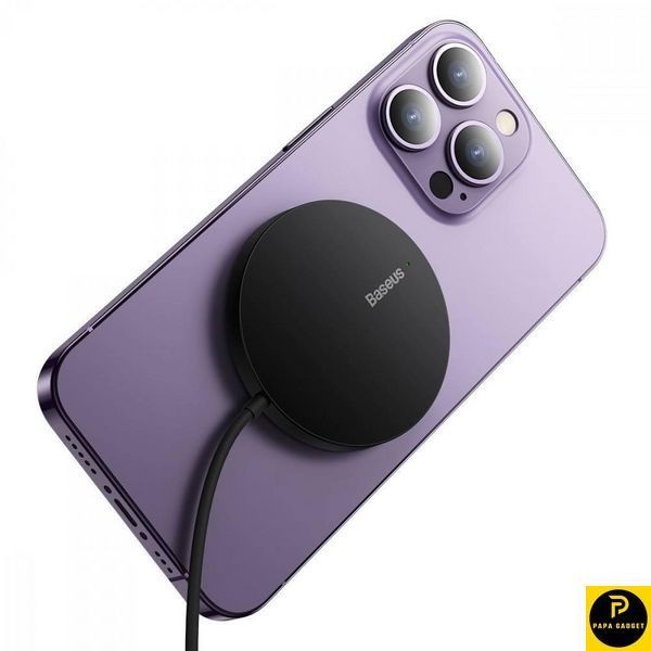 Бездротовий зарядний пристрій Baseus Simple Mini3 Magnetic Wireless Charger 15W 2050197715 фото
