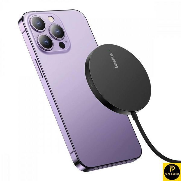 Бездротовий зарядний пристрій Baseus Simple Mini3 Magnetic Wireless Charger 15W 2050197715 фото