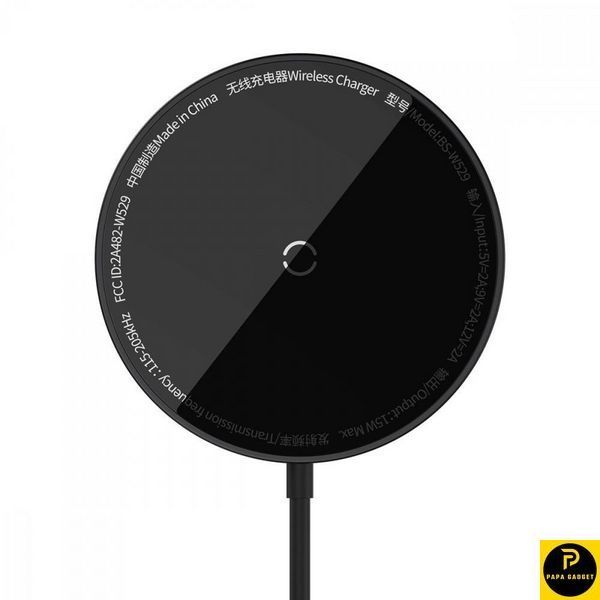 Бездротовий зарядний пристрій Baseus Simple Mini3 Magnetic Wireless Charger 15W 2050197715 фото
