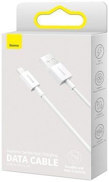 Кабель заряджання micro usb 2 метри Baseus 1723960827 фото