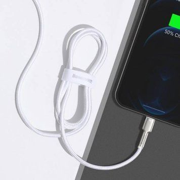 Кабель заряджання для iPhone 20 Ват Baseus Cafule Metal Type-C to Lightning PD 20W (2m) 2051897892 фото