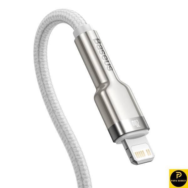 Кабель заряджання для iPhone 20 Ват Baseus Cafule Metal Type-C to Lightning PD 20W (2m) 2051897892 фото