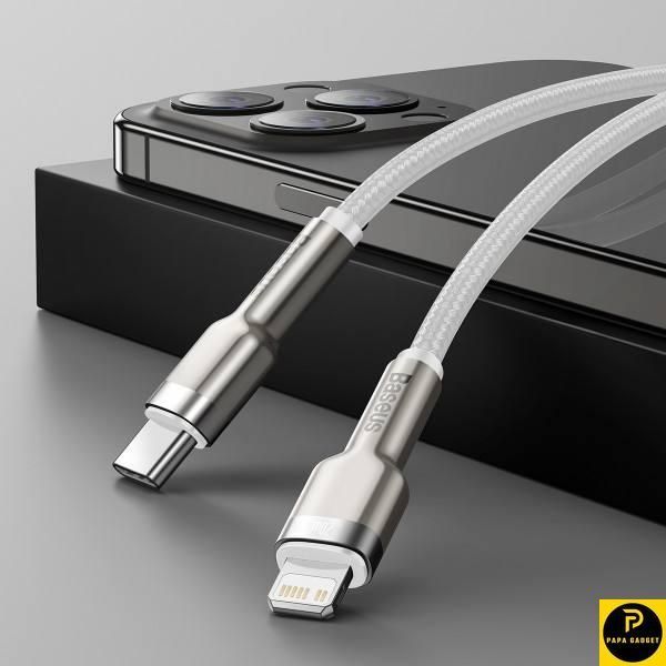 Кабель заряджання для iPhone 20 Ват Baseus Cafule Metal Type-C to Lightning PD 20W (2m) 2051897892 фото