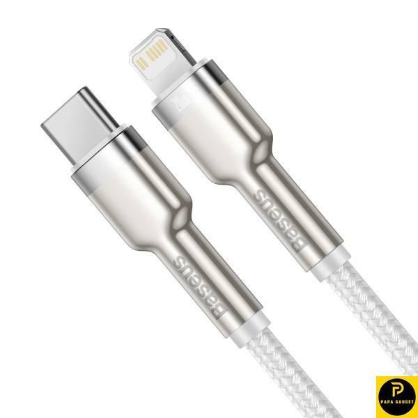 Кабель заряджання для iPhone 20 Ват Baseus Cafule Metal Type-C to Lightning PD 20W (2m) 2051897892 фото