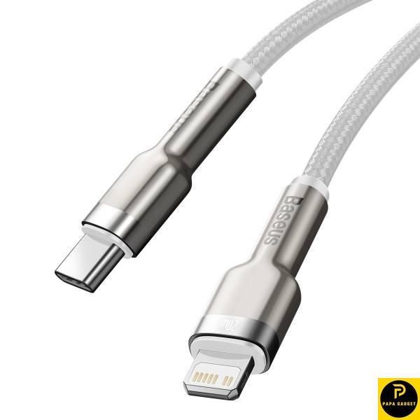 Кабель заряджання для iPhone 20 Ват Baseus Cafule Metal Type-C to Lightning PD 20W (2m) 2051897892 фото