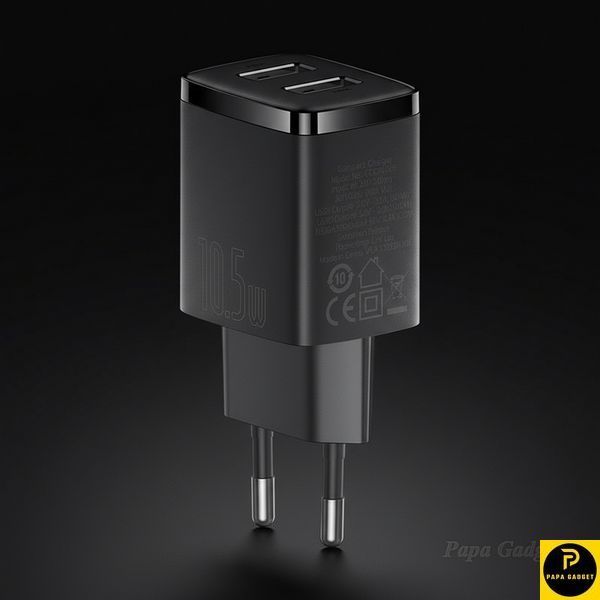 Зарядка Baseus Compact 10,5W (2 USB) 1763046853 фото