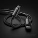 Кабель зарядки type c - type c 240w 3 метри Baseus Tungsten Gold Fast Charging Type-C to Type-C 240W (3m) (black) 2654889890 фото 3