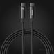 Кабель зарядки type c - type c 240w 3 метри Baseus Tungsten Gold Fast Charging Type-C to Type-C 240W (3m) (black) 2654889890 фото 2