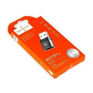 Перехідник з type c на usb Hoco UA17 Type-C to USB 2184777984 фото