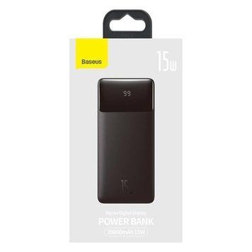 Повербанк BASEUS BIPOW DIGITAL DISPLAY POWER BANK 20000MAH 15W BLACK PPDML-J01 фото