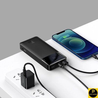 Повербанк BASEUS BIPOW DIGITAL DISPLAY POWER BANK 20000MAH 15W BLACK PPDML-J01 фото