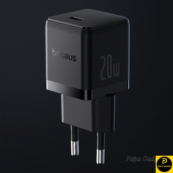 Сетевое зарядное устройство Baseus Palm Fast Charger Type-C 20W (black) 1736939020 фото
