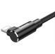 Кабель заряджання iPhone 1 метр BASEUS MVP ELBOW TYPE CABLE USB FOR IP 2A 1M BLACK 1839205346 фото 4