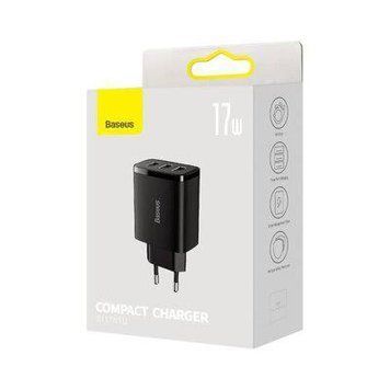 Блок зарядки Baseus Compact 17W (3 USB) 1839462880 фото