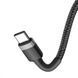 Кабель Baseus Cafule Flash Charging Type-C to Type-C PD 2.0 100W (2m) (gray/black) 1725546327 фото 4
