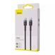 Кабель Baseus Cafule Flash Charging Type-C to Type-C PD 2.0 100W (2m) (gray/black) 1725546327 фото 1