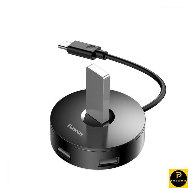 Перехідник, USB-Хаб Baseus Round Box USB to USB 3.0 + 3USB 2.0 1737609006 фото