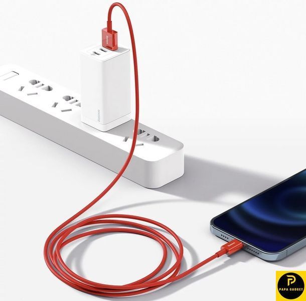 Дріт для зарядки Lightning 1 метр Baseus 2348417242 фото