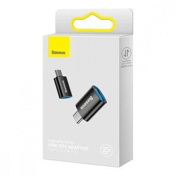 Перехідник Baseus Ingenuity Mini OTG USB 3.1 to Type-C 1863609869 фото
