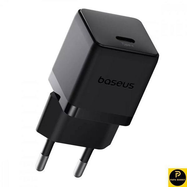 Блок заряджання 30w Baseus Palm Fast Charger Type-C (black) 38667 фото