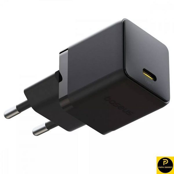 Блок заряджання 30w Baseus Palm Fast Charger Type-C (black) 38667 фото