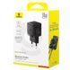 Блок заряджання 30w Baseus Palm Fast Charger Type-C (black) 38667 фото 1