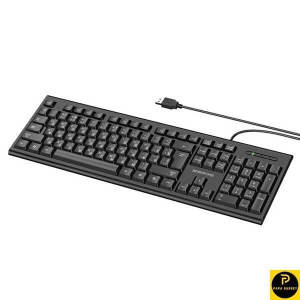 Миша + клавіатура BOROFONE BG6 Business keyboard and mouse set Black BG6B фото