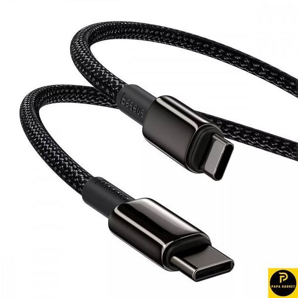 Кабель Baseus Tungsten Gold Fast Charging Type-C to Type-C 100W (1m) 1794843659 фото
