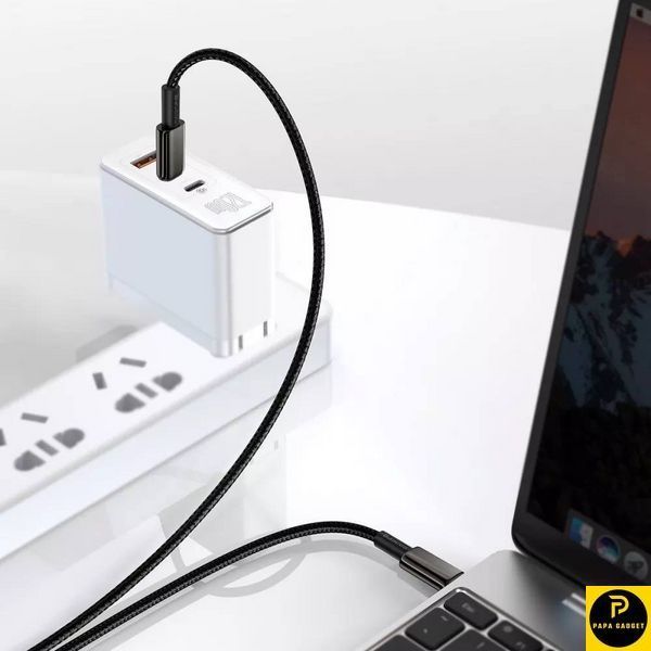 Кабель Baseus Tungsten Gold Fast Charging Type-C to Type-C 100W (1m) 1794843659 фото