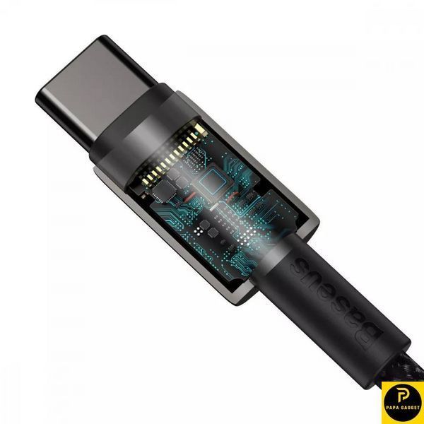 Кабель Baseus Tungsten Gold Fast Charging Type-C to Type-C 100W (1m) 1794843659 фото