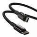 Кабель Baseus Tungsten Gold Fast Charging Type-C to Type-C 100W (1m) 1794843659 фото 7