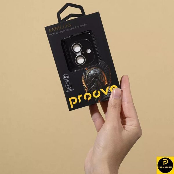 Захист камери iPhone 16/16 Plus Proove Achilles Black 1920267071 фото