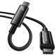 Кабель зарядки type c - type c 240w 3 метри Baseus Tungsten Gold Fast Charging Type-C to Type-C 240W (3m) (black) 2654889890 фото 8
